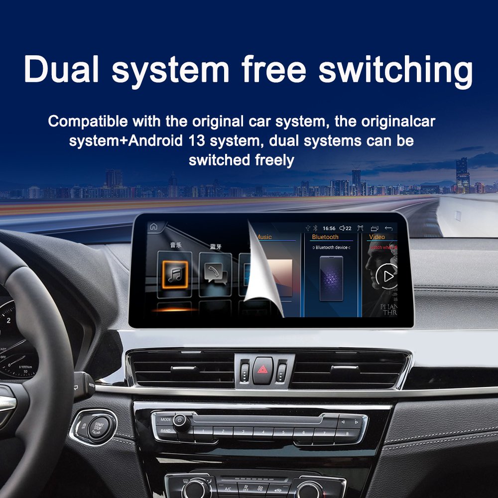 LELV 4+32gb 8+64gb 8+128gb Touch Screen Android 13.0 Car Radio For Bmw X1 F48 X2 F39 2017 2018 2019 2020 Navigation System