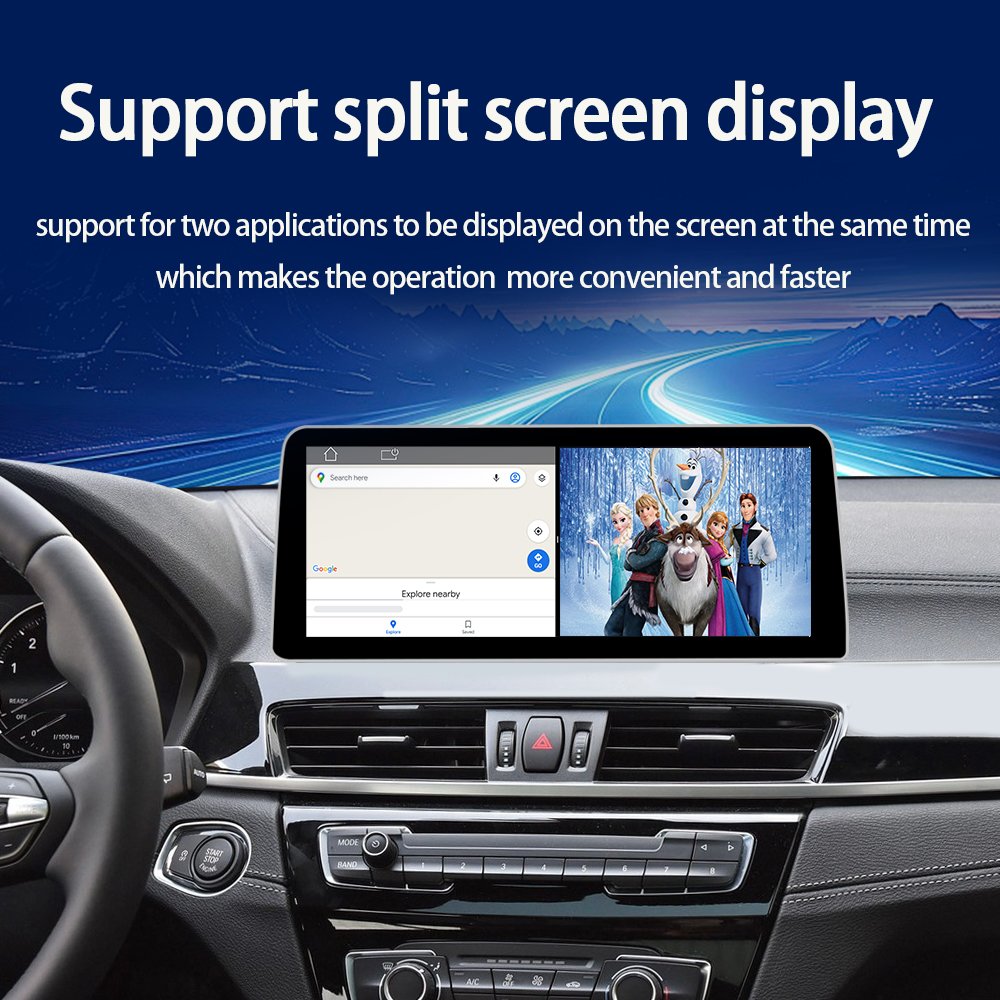 LELV 4+32gb 8+64gb 8+128gb Touch Screen Android 13.0 Car Radio For Bmw X1 F48 X2 F39 2017 2018 2019 2020 Navigation System