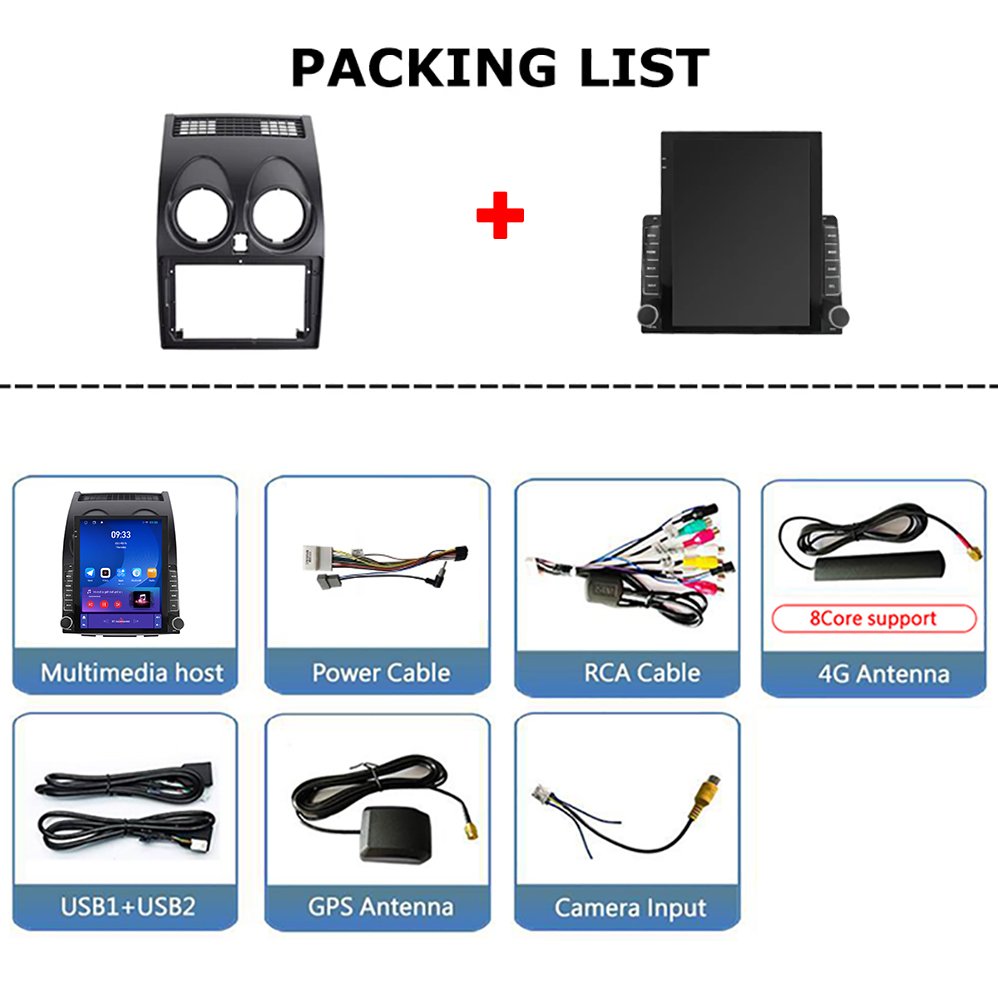 9.7 Inch radio for car Android For Ford Nissan Qashqai 1 J10 2006-2013 Car Radio Player Wireless Carplay Auto radio Head Unit
