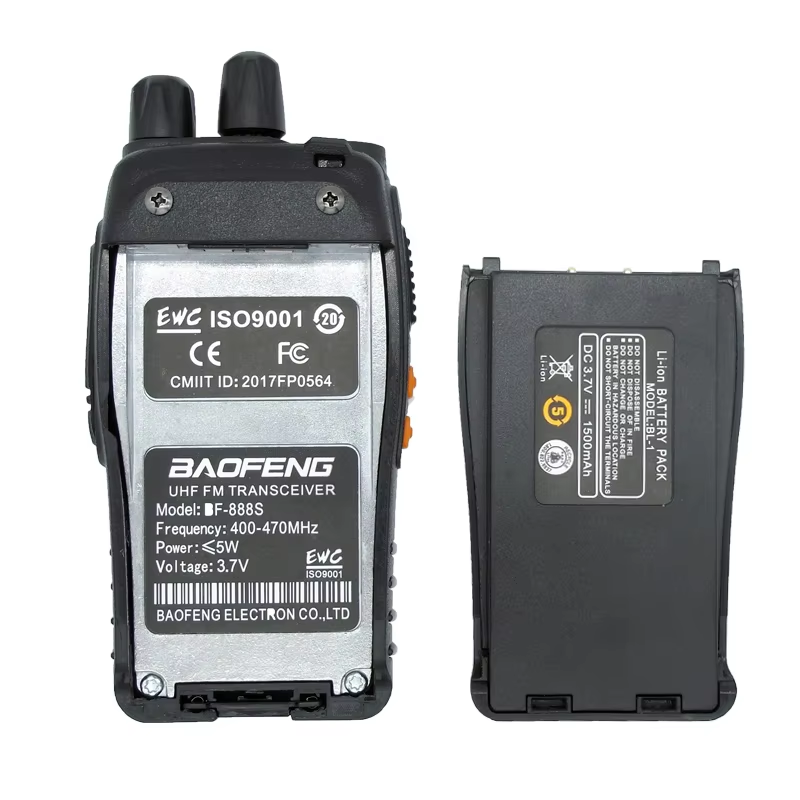 Baofeng BF888S Walkie Talkie Original 5W BF-888SBF 888S 5KM UHF 400-470MHZ Transceiver Portable Two Way Radio BF 888S Interforn