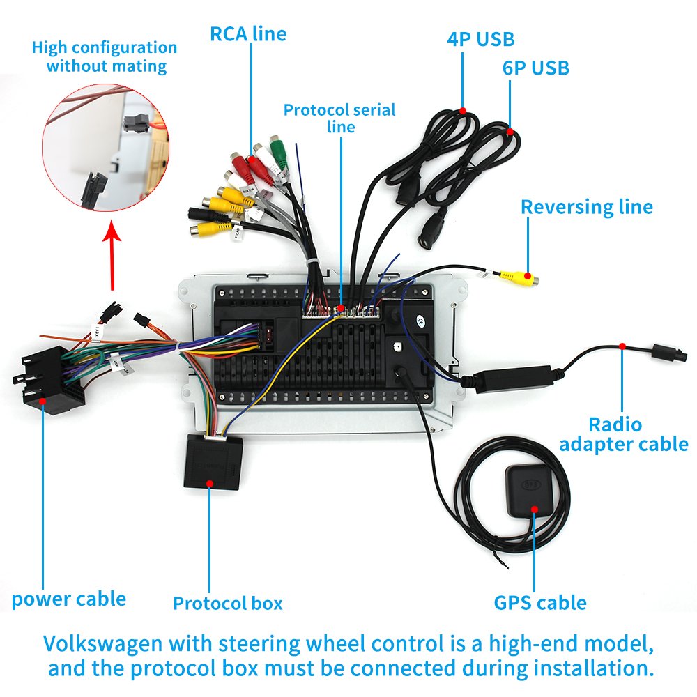 Android for Vw 2 Din Car Stereo 9 inch Touch Screen Car Radio DVR,Mirror Link WiFi, GPS, USB, rear view camera Car Audio