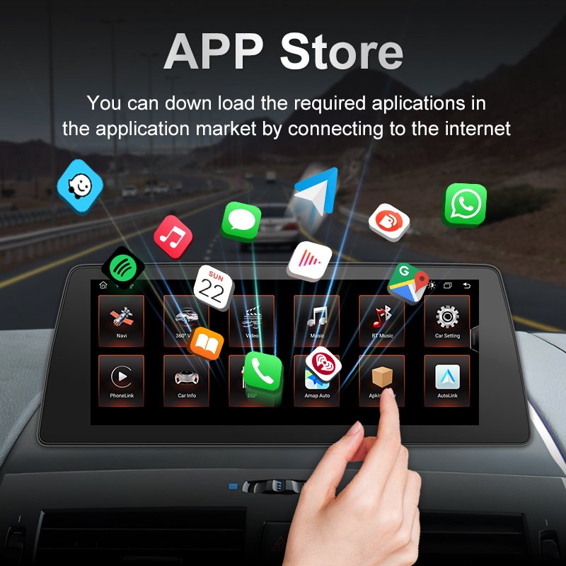 10.25 inch Car play Android Radio Multimedia Apple CarPlay Android Auto stereo receiver DVD MP5 Player