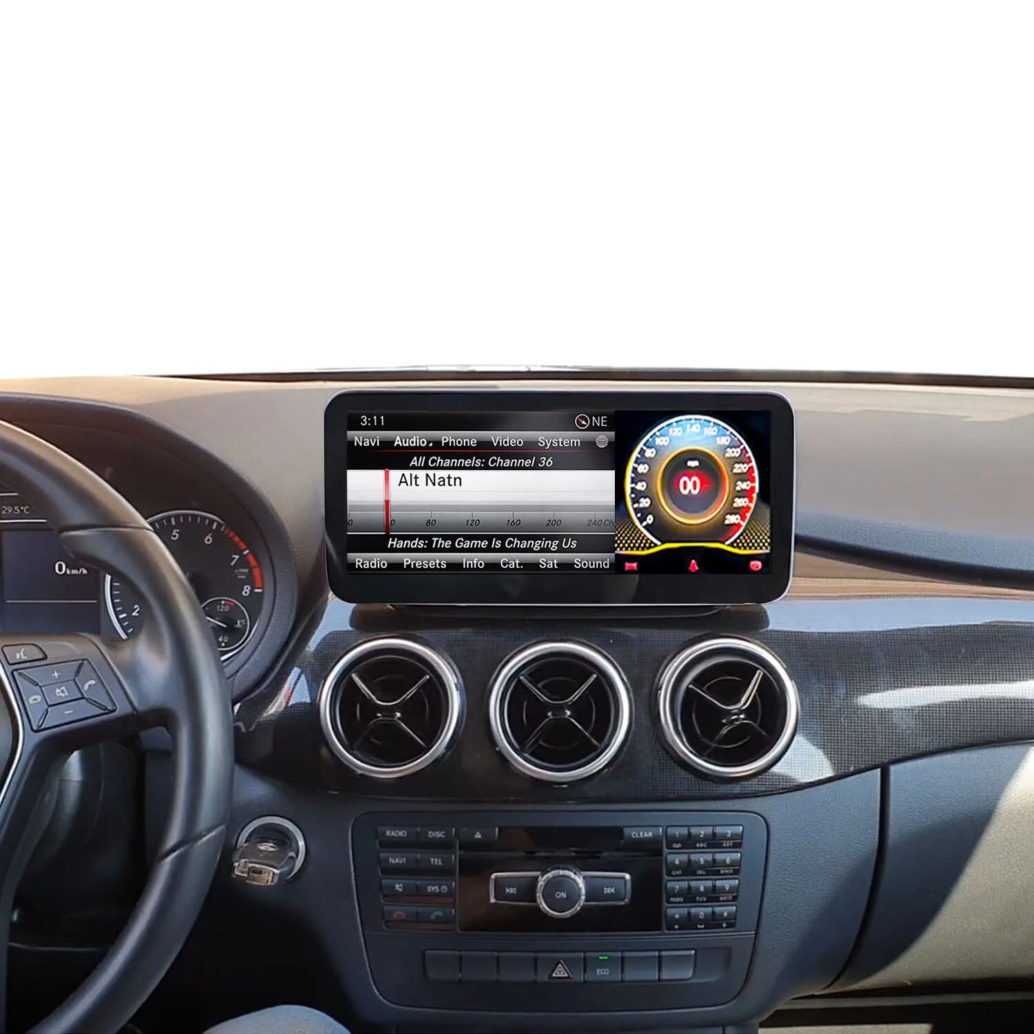 New Product 10.25inch big screen car-play screen android13 car radio stereo For Mercedes Benz B Class W246 NTG4.5 2013-2015