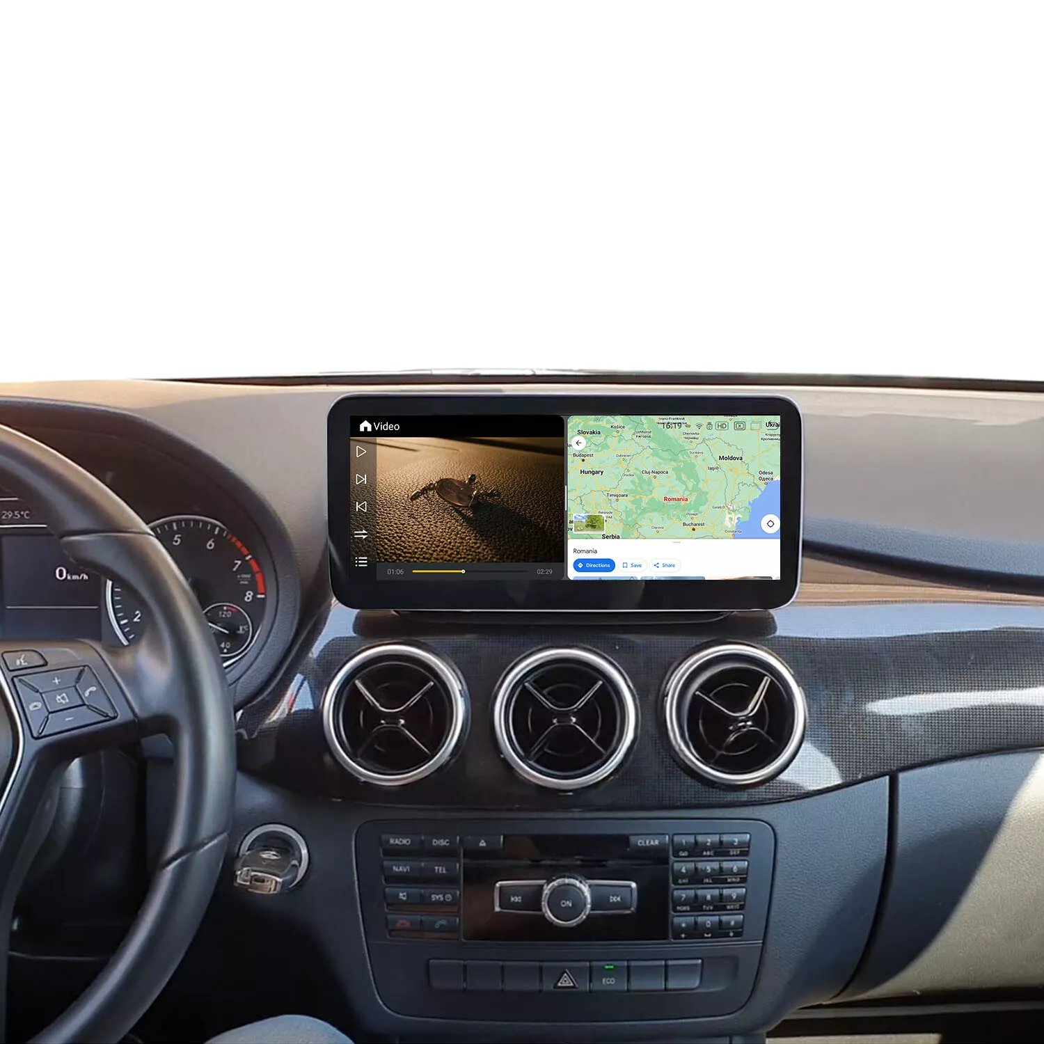 New Product 10.25inch big screen car-play screen android13 car radio stereo For Mercedes Benz B Class W246 NTG4.5 2013-2015