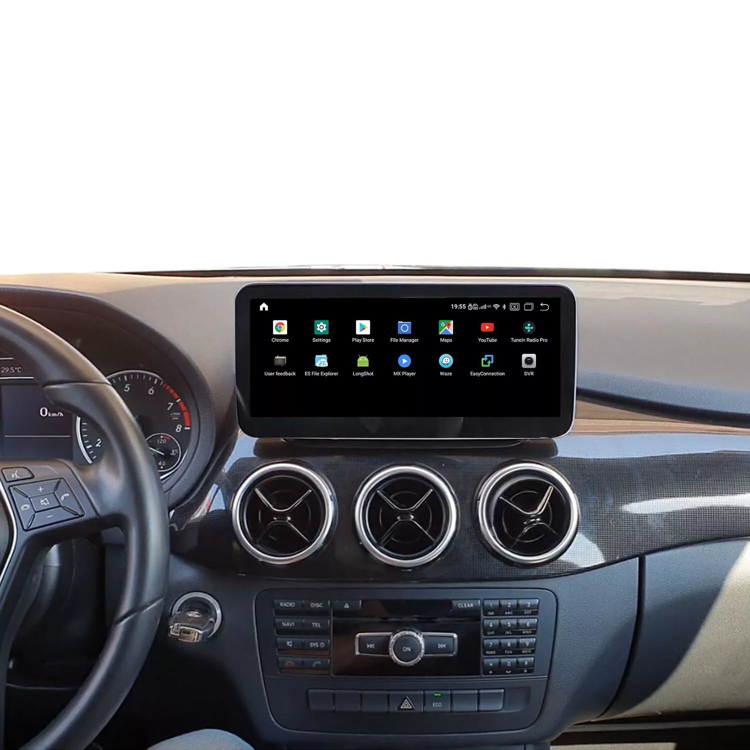 New Product 10.25inch big screen car-play screen android13 car radio stereo For Mercedes Benz B Class W246 NTG4.5 2013-2015