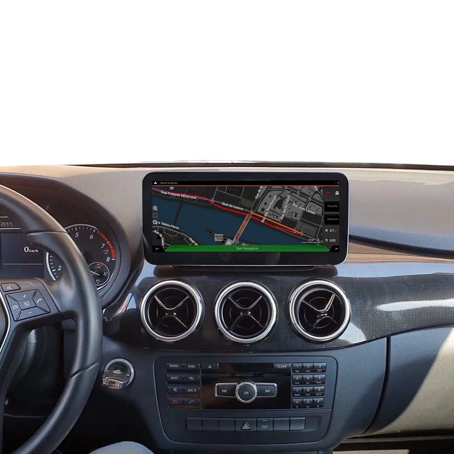 New Product 10.25inch big screen car-play screen android13 car radio stereo For Mercedes Benz B Class W246 NTG4.5 2013-2015