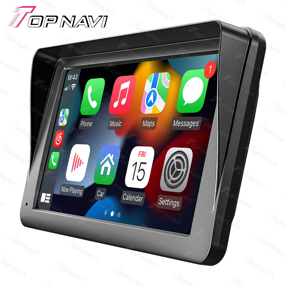 Portable Wireless Carplay Android Auto Car Radio 7 Inch Touch Screen Autoestereo BT Smart Car multimedia
