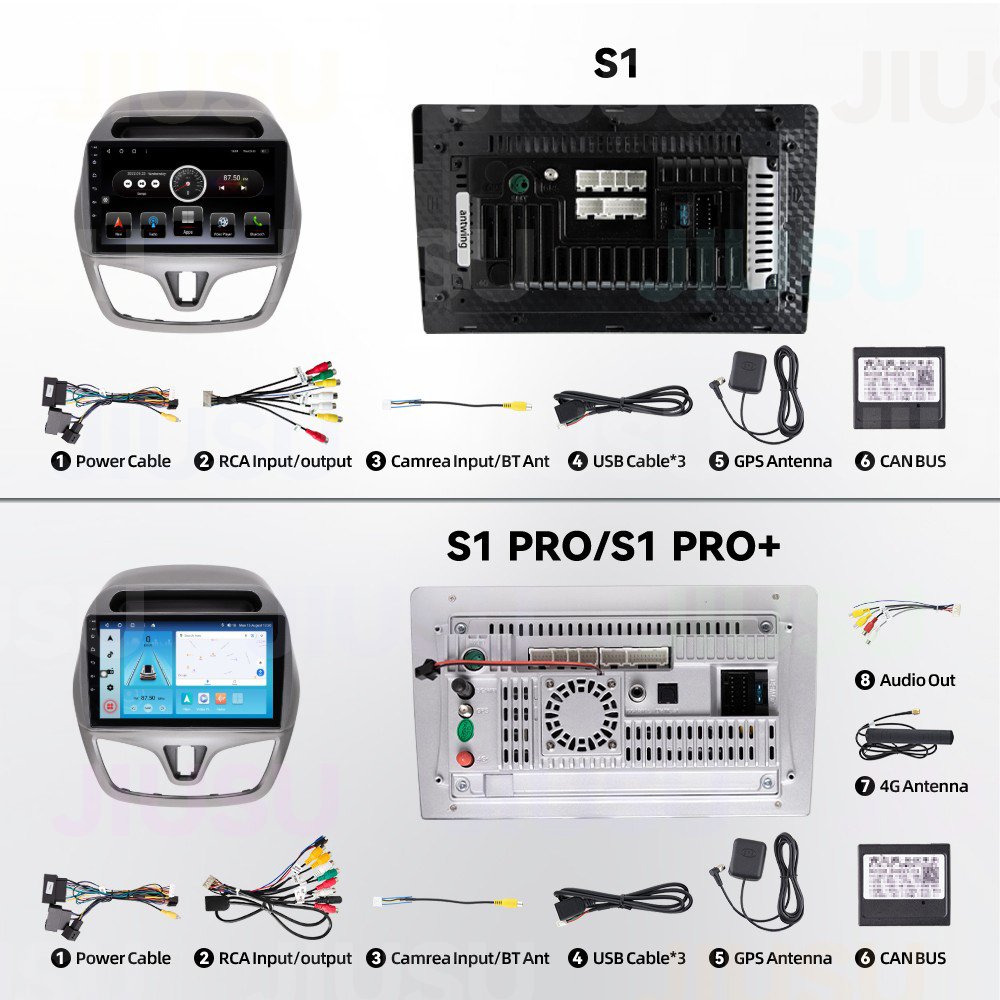 Touch Screen Android 12 Car Radio DVD Player Stereo Multimedia Audio System for Chevrolet Spark Beat Daewoo Martiz 2015-2018