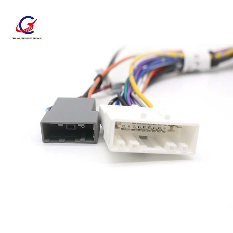 Car Radio Adaptor Wiring Harness With Back Camera Wire For Toyota Audio Power Cable Head Unit Harness