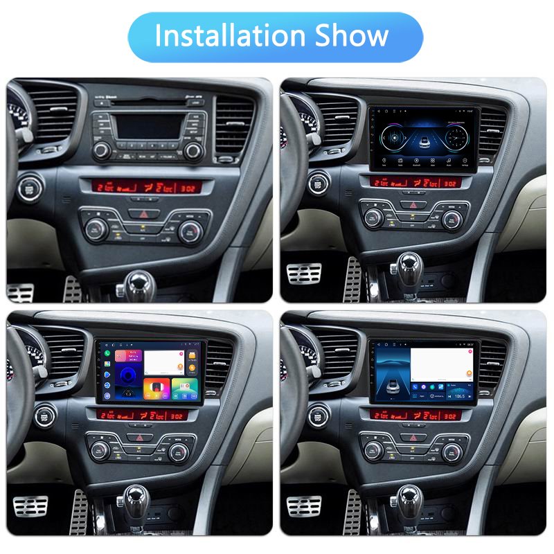 Touch Screen 9inch Android BT Car DVD Stereo Player for Kia Optima 3 K5 2011 2012 2013 2014 GPS Navigation with carplay