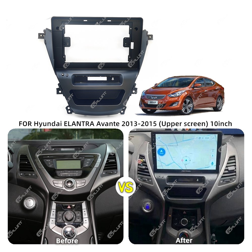 Car DVD Player Frame For Hyundai ELANTRA Avante 2013-2015 Touch screen Android radio Farme stereo