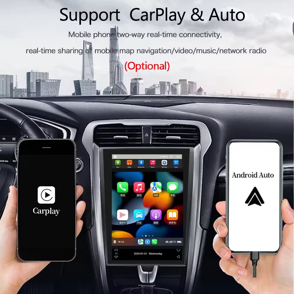12.1inch 1din tesla android 13 dsp audio car audio gps system stereo touch screen player for Mondeo 2013-2017