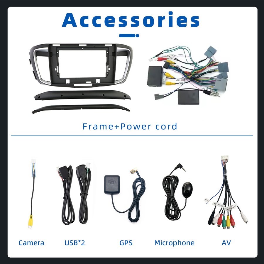 Android 13 Car Radio For Honda Accord 9 2013 2014 2015 2016 2017 Multimedia System Video Player Navigation Gps Stereo