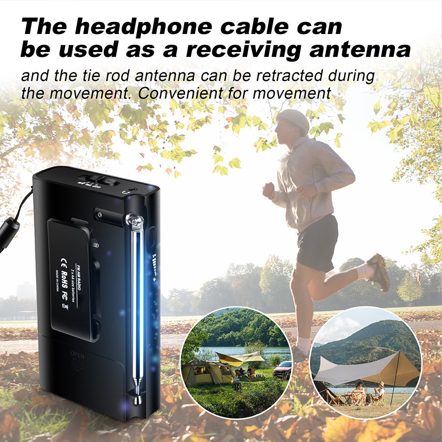 QL -955 New multi-platform cross-border e-commerce dedicated portable pointer FM/AM two-band radio