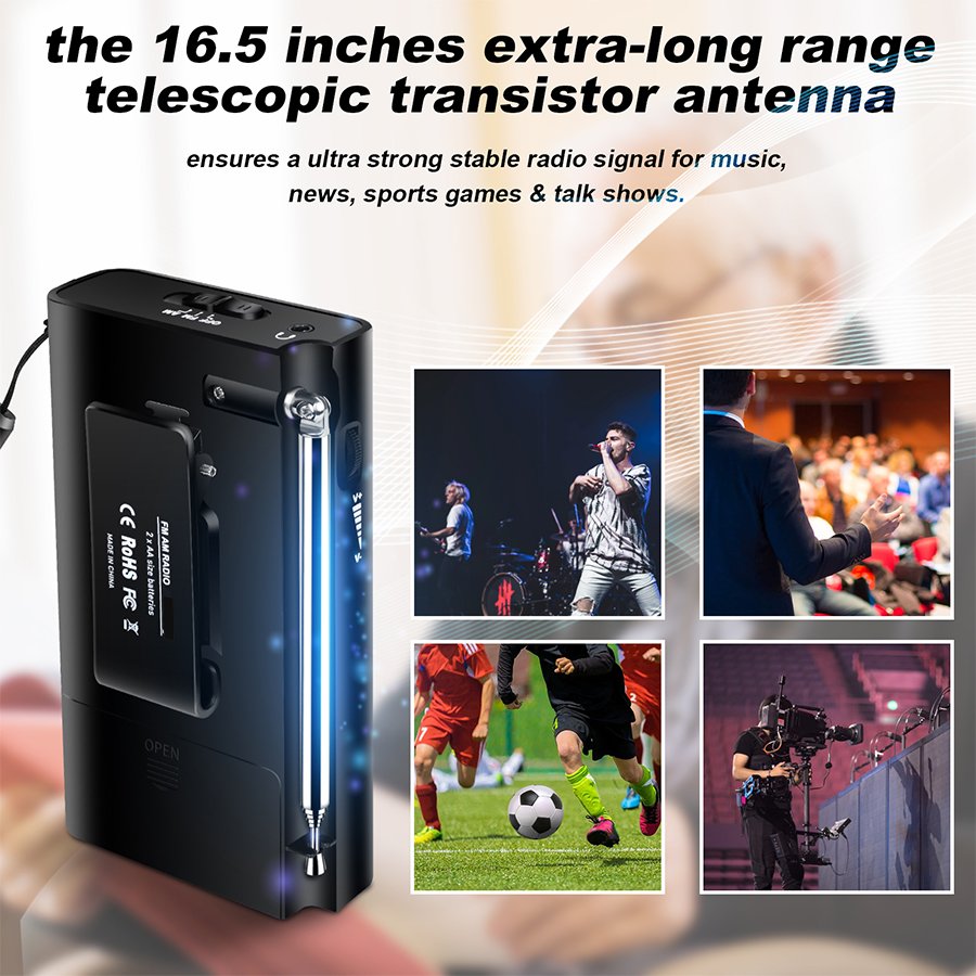 QL -955 New multi-platform cross-border e-commerce dedicated portable pointer FM/AM two-band radio