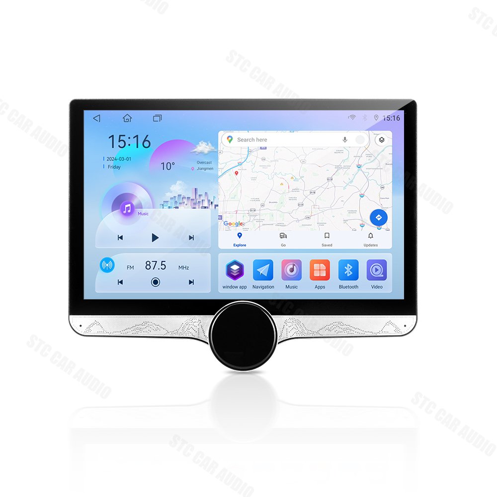 11.8 Inch Android Carplay 2K QLED GPS Radio Dual Knob Single Knob Combination 10 Inch 2K Car Player with Reverse Aid for Cars