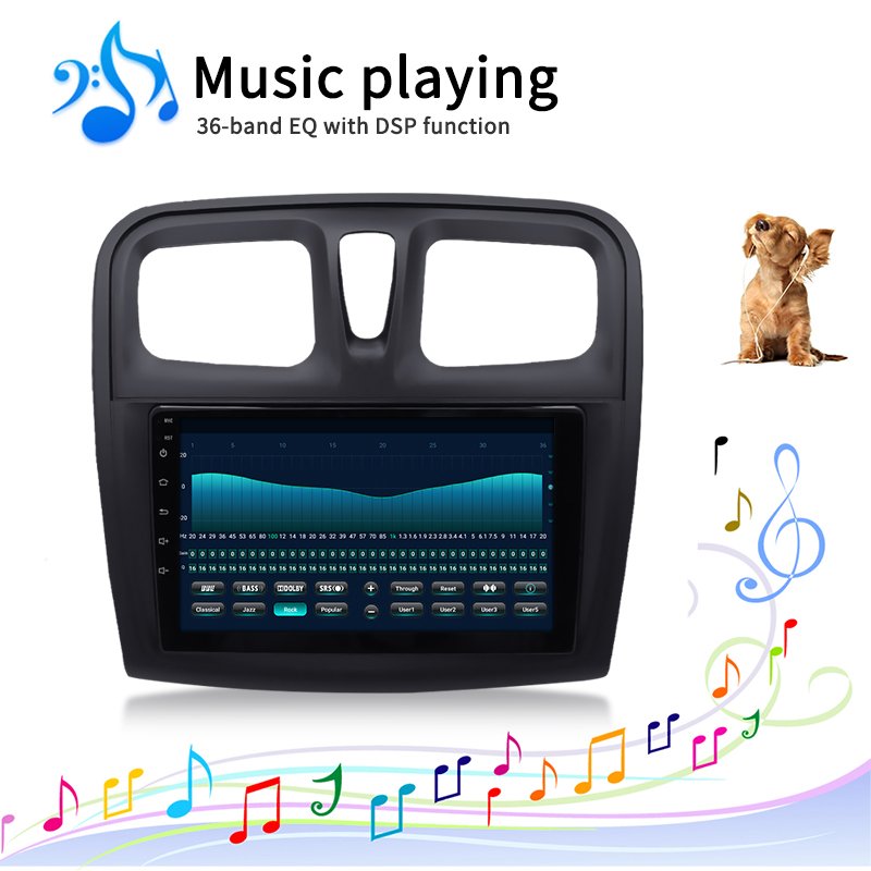 9'' HD Touch screen Car Radio GPS Navigation For Renault sandero SYMBOL 2014-2017 Android Car stereo with Wifi Multimedia Video
