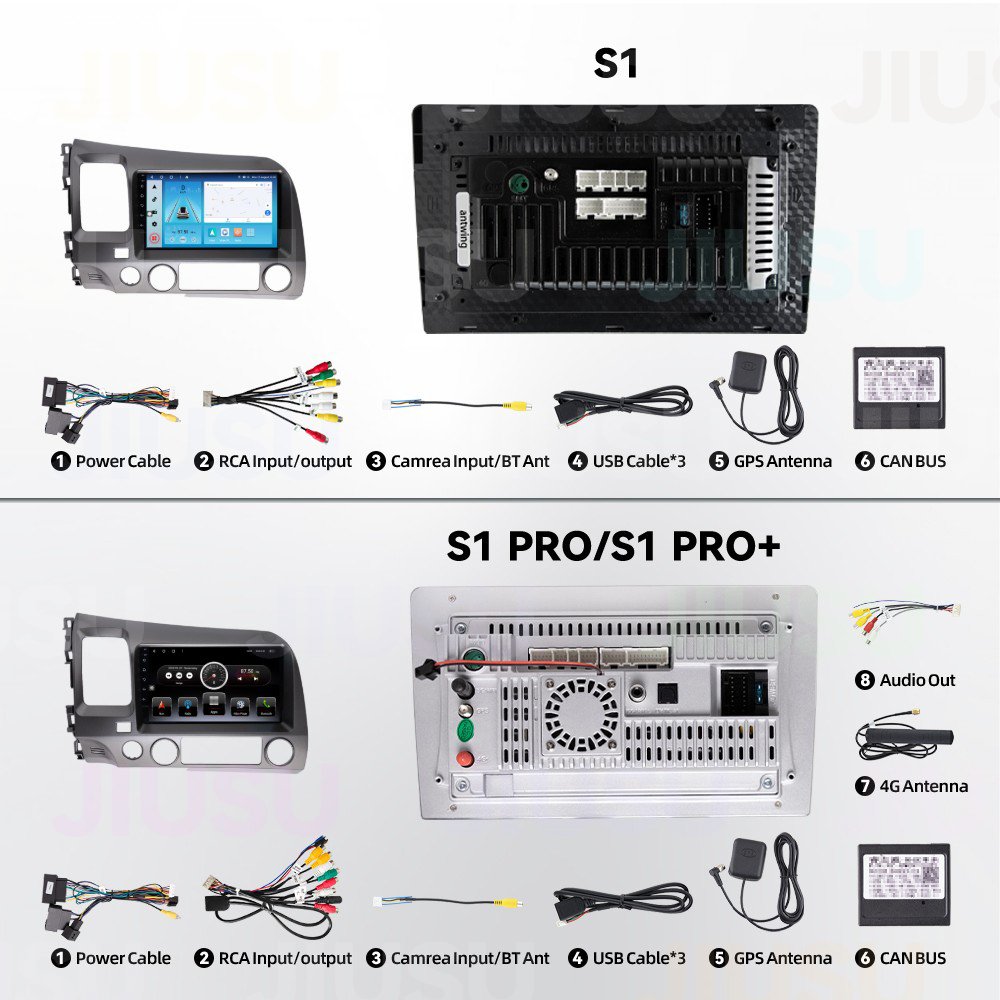 Android 12 Car DvD Player 9 inch Multimedia System Car Radio for Honda Civic 2006-2011 Car Stereo Touch Screen Carplay DSP GPS