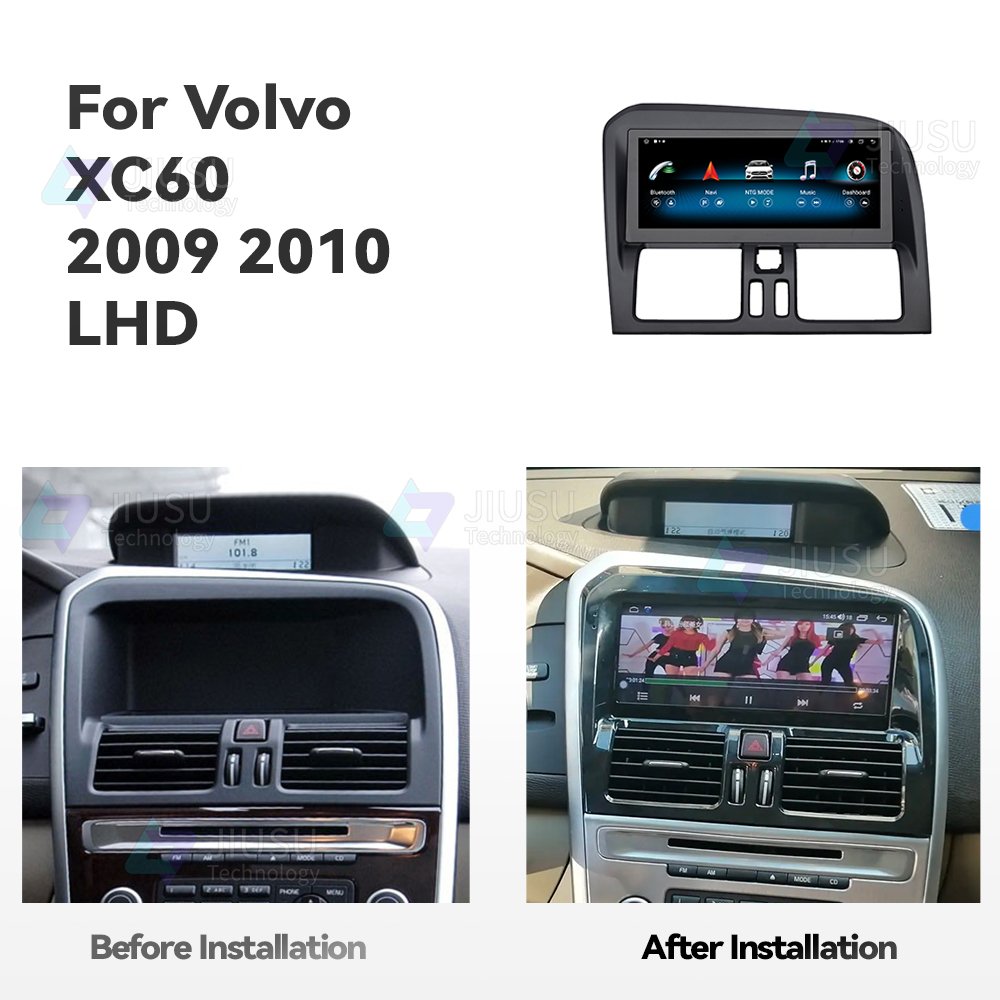 Android 10 Car Radio GPS Navigation DVD Player Stereo Multimedia Audio System for Volvo XC60 2009 2010 with Carplay DSP DAB