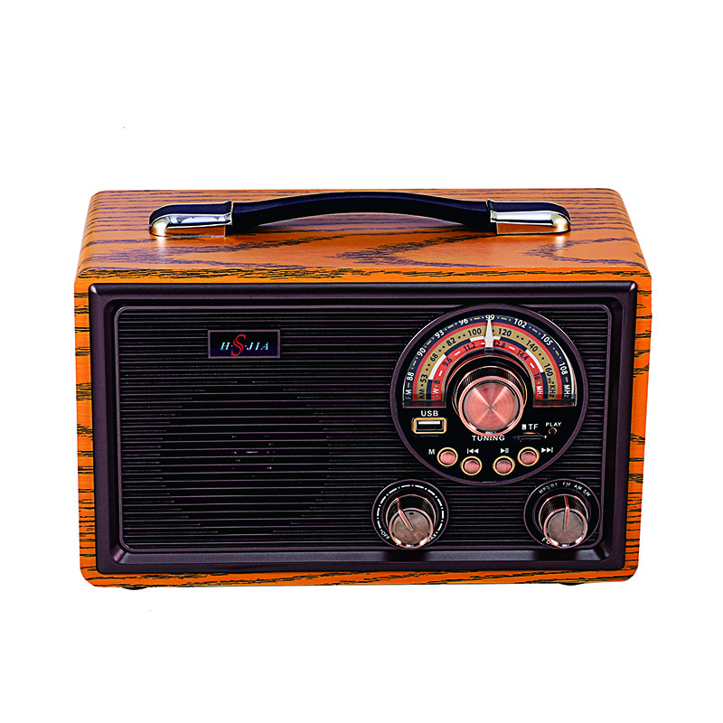 Antique Long Range Old Vintage Am Fm Usb Tf BT Cassette Record Portable Radio