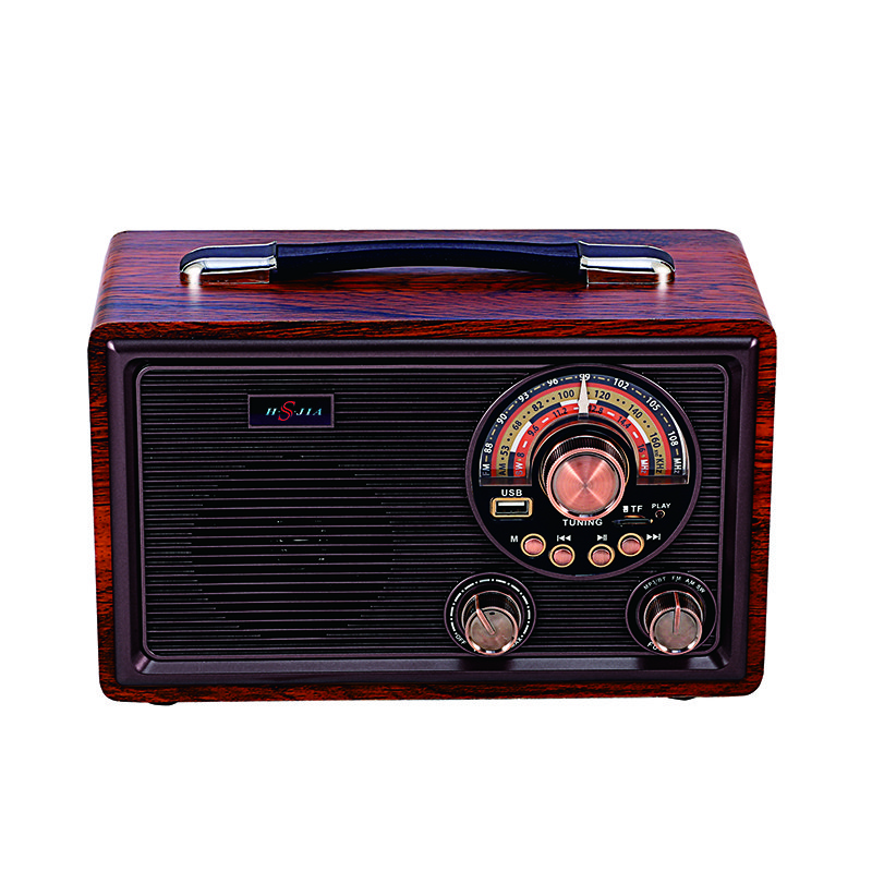 Antique Long Range Old Vintage Am Fm Usb Tf BT Cassette Record Portable Radio