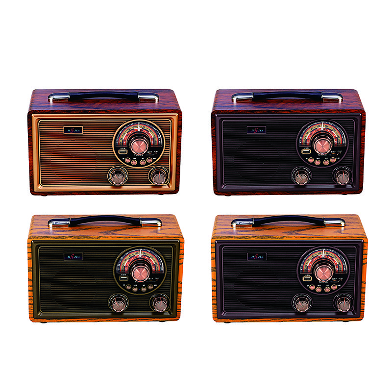 Antique Long Range Old Vintage Am Fm Usb Tf BT Cassette Record Portable Radio