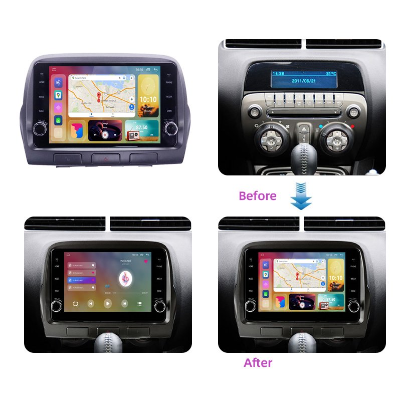 4G+64G 8 Inch Touch Screen Car Radio Video GPS For Chevrolet Camaro 2010 2012 2013 2014 2015 Android Auto Stereo Player