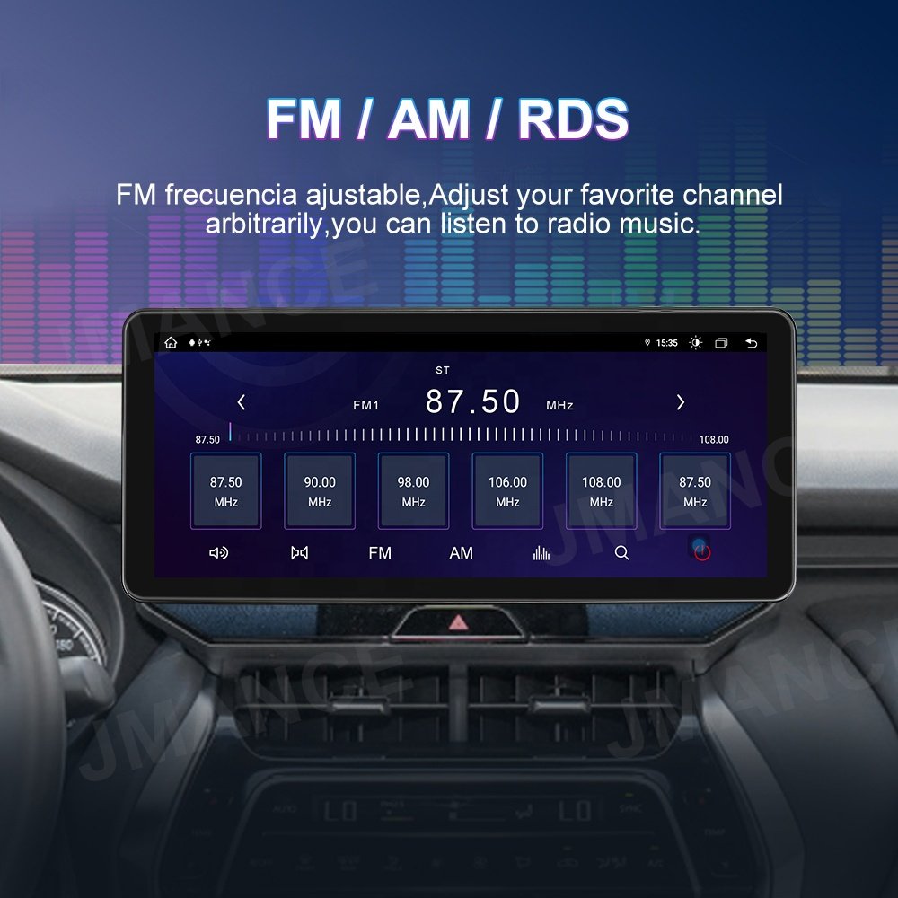 Jmance Wireless carplay DSP 4G 12.3'' 8 core android 1920*720 touch screen car radio For Honda Civic 2022 car stereo gps audio