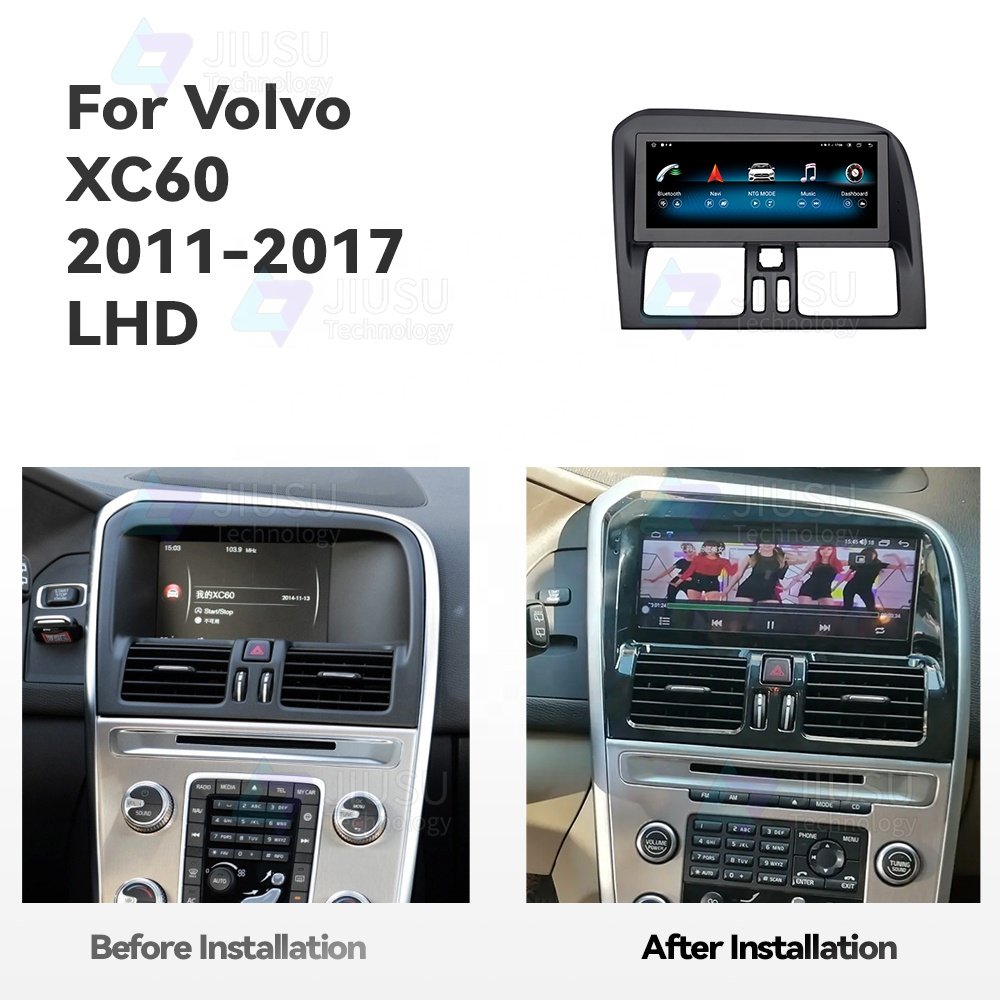 Touch Screen Android Dual system Car Radio GPS Navigation DVD Player Stereo Multimedia Audio System for Volvo XC60 2011-2017