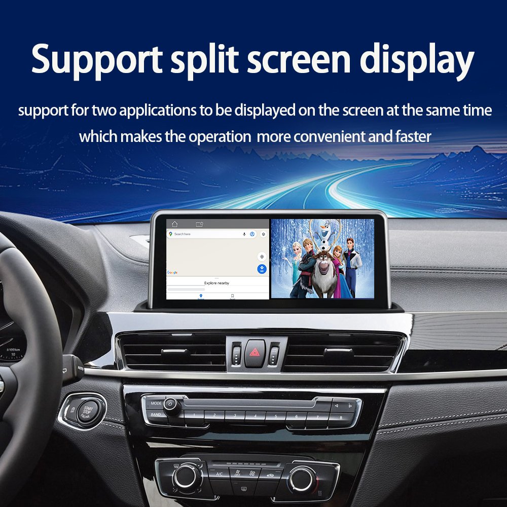 LELV Android 14 Car Radio Wireless Carplay Android Auto Gps Navi Multimedia Player For Bmw X1 F48 E84 2012-2017