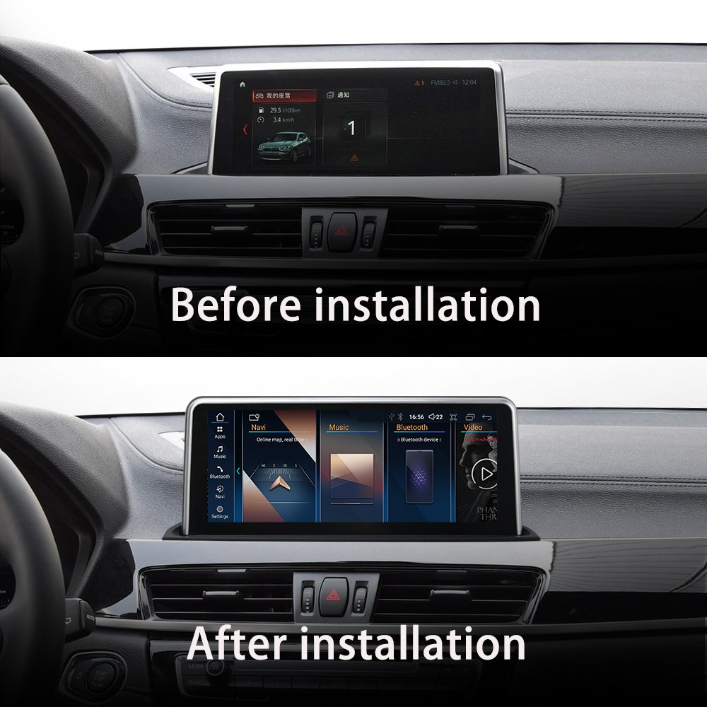 LELV Android 14 Car Radio Wireless Carplay Android Auto Gps Navi Multimedia Player For Bmw X1 F48 E84 2012-2017