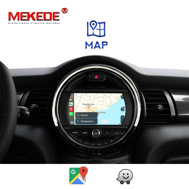 MEKEDE Android Wireless Android box For BMW MINI CIC NBT EVO system box with GPS Maps bt