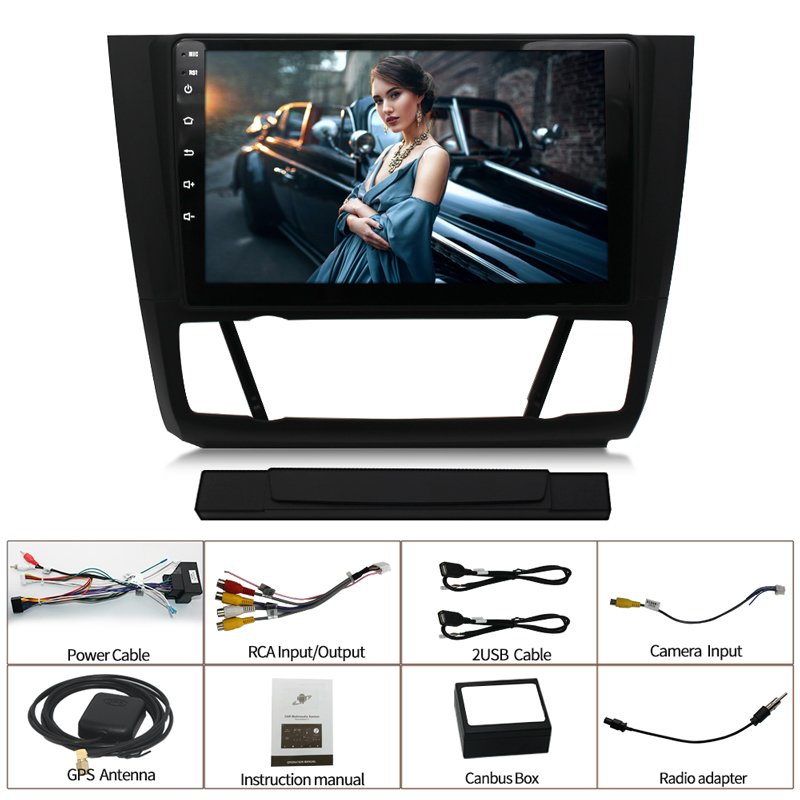 2 din Car stereo For BMW 1-Series 1 Series E81 E82 E87 E88 2004-2012 Autoradio multimedia player 2G+32G bluetooth wifi 2.5D