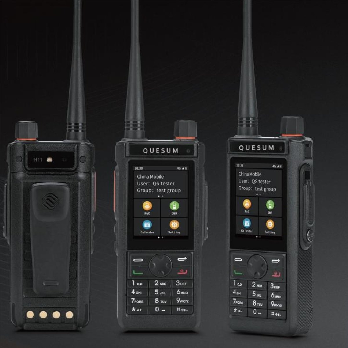 POC Radio 4G LTE Network Handheld Mobile Radio Supporting Real PTT Zello GPS WiFi GSM SIM card Analog/DMR Features