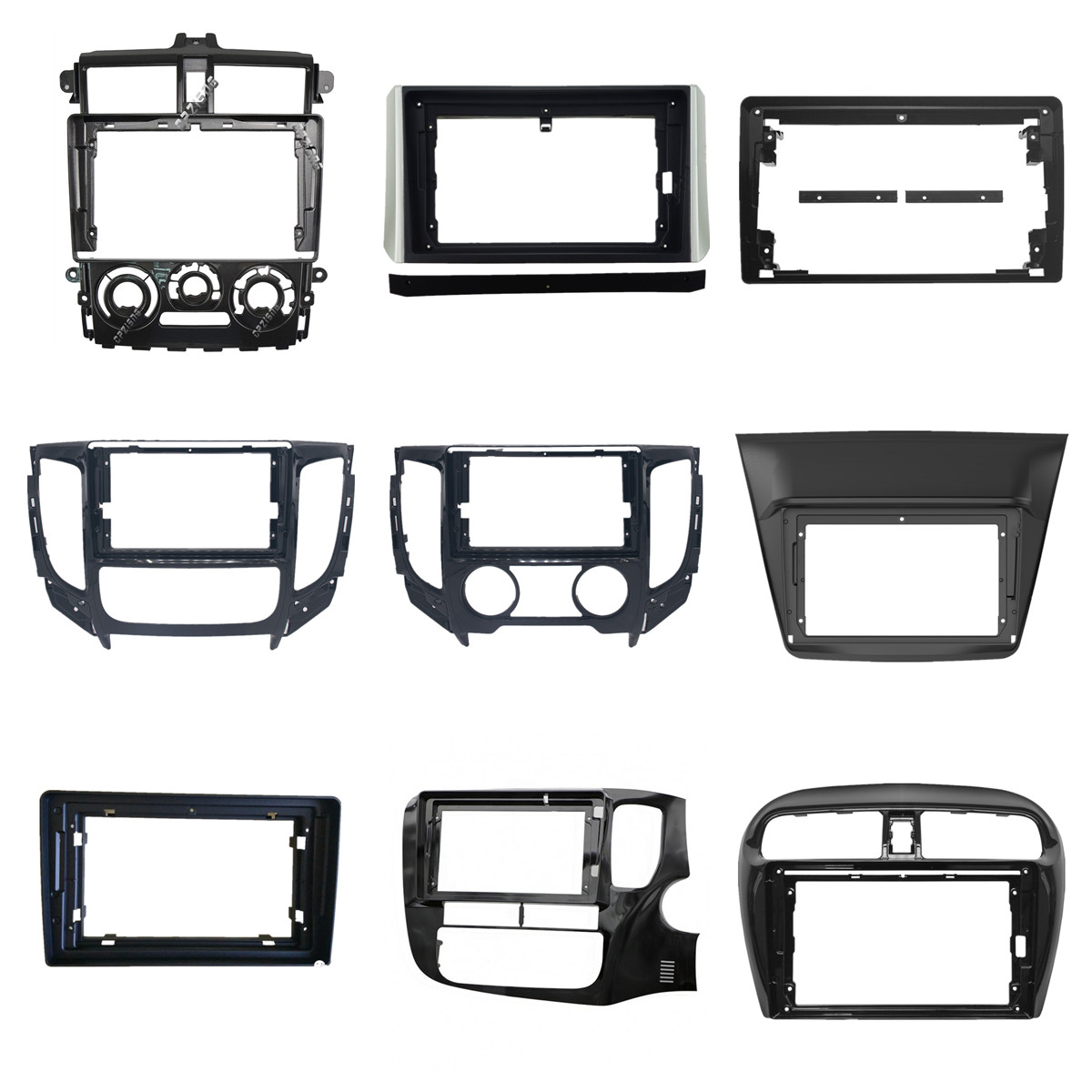 Universal All car frame and wire and canbus Factory direct sales android radio frame car screen navigator fascia frame