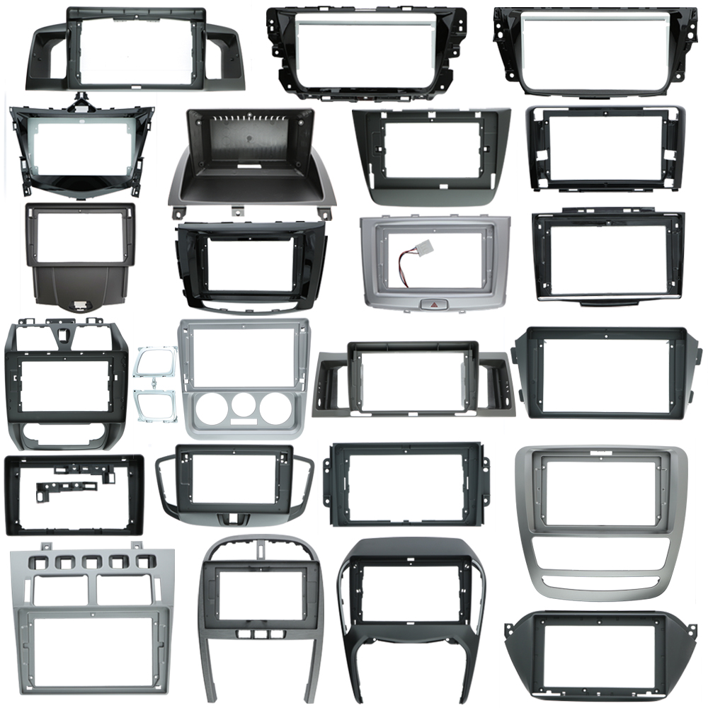 Universal All car frame and wire and canbus Factory direct sales android radio frame car screen navigator fascia frame