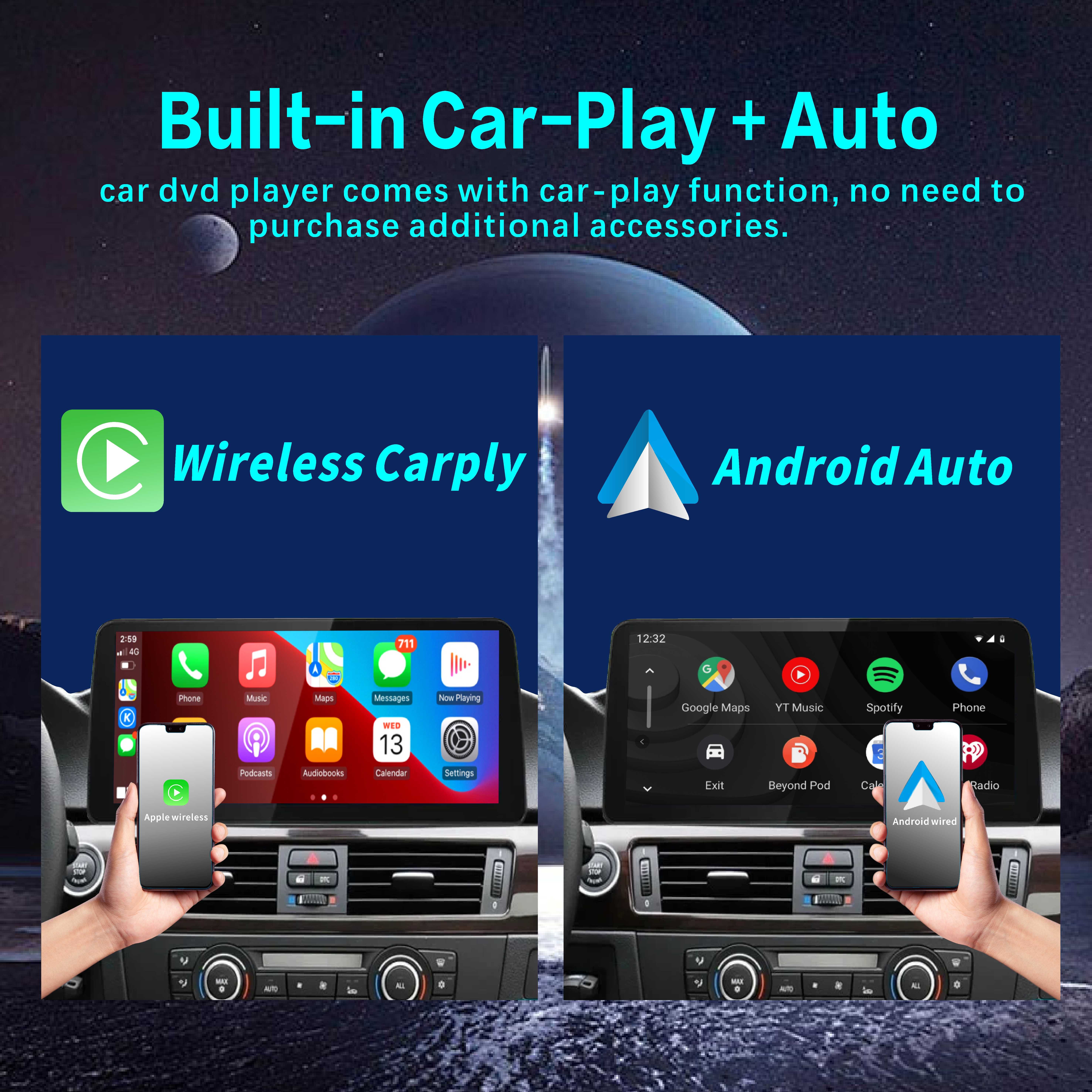 Android 13 Car Radio 8core Car Stereo car dvd player Carplay Android Auto Bt 4g Wifi Gps For Bmw 5 Series E60 2001-2010