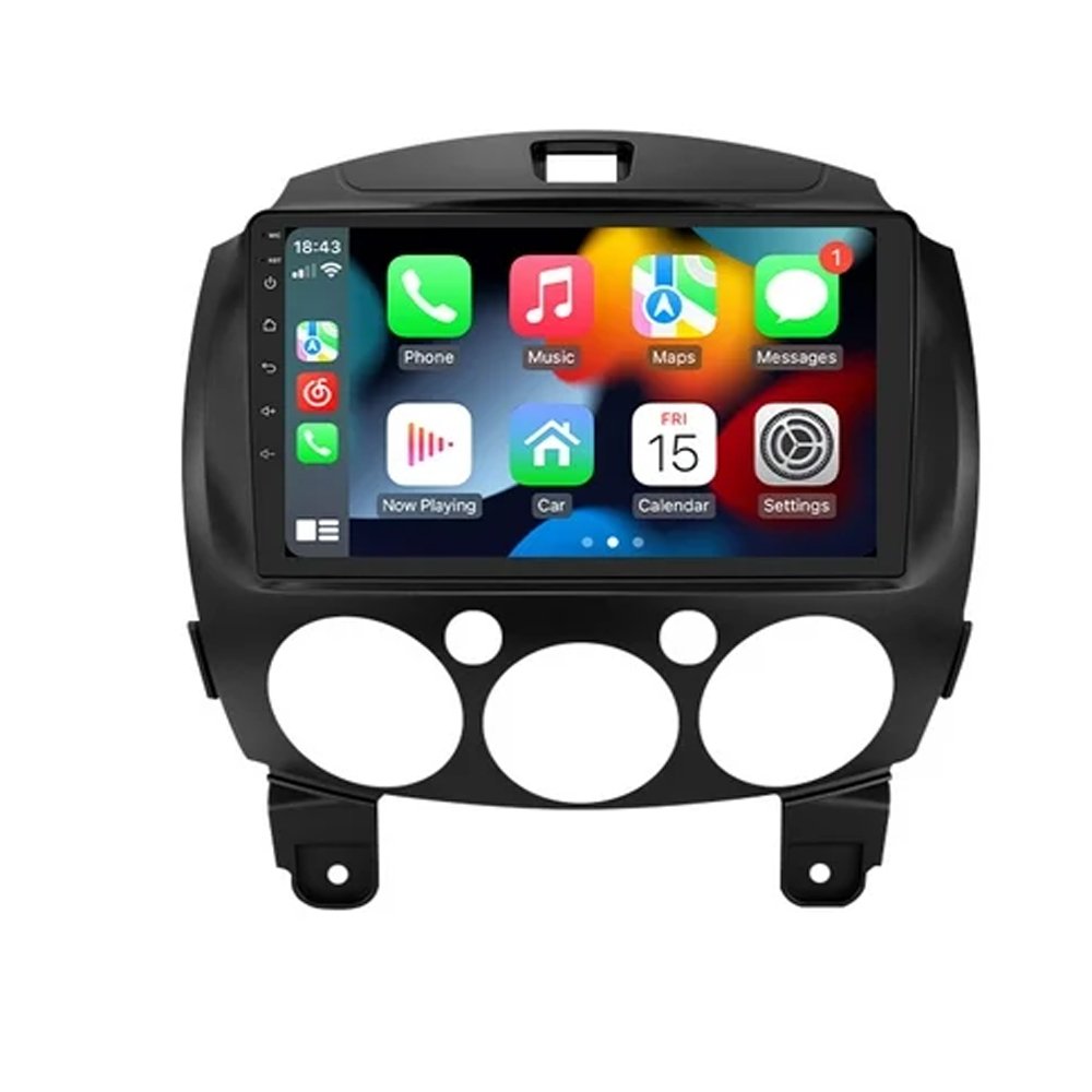 carplay auto android car radio for MAZDA 2 Mazda2 2007-2014 Stereo audio touch screen video wifi Head Unit GPS Navigation Player