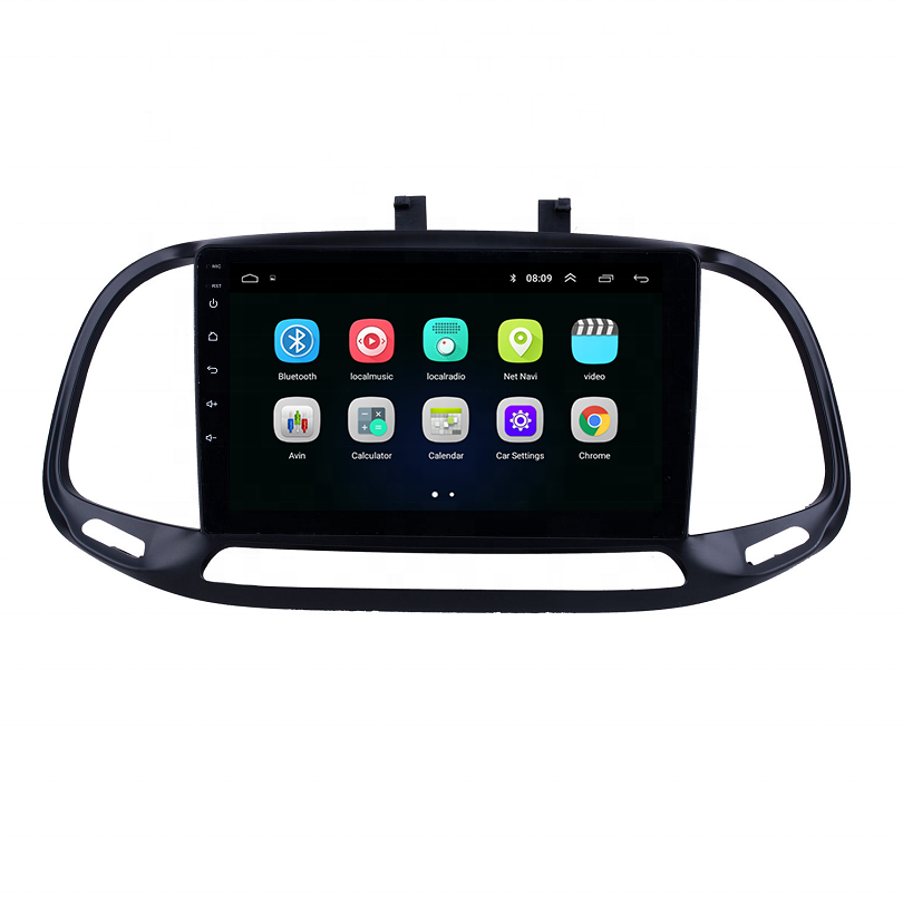 CPU 4 Core Performance Stable Android 10.0 Car Radio for Fiat DOBLO 2015 Full Touch Screen Car Navigator