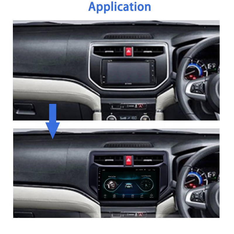 Android 10 Car GPS Navigation 2+32GB Radio For Toyota Rush 2017-2020 DSP Carplay WIFI BT Stereo Player