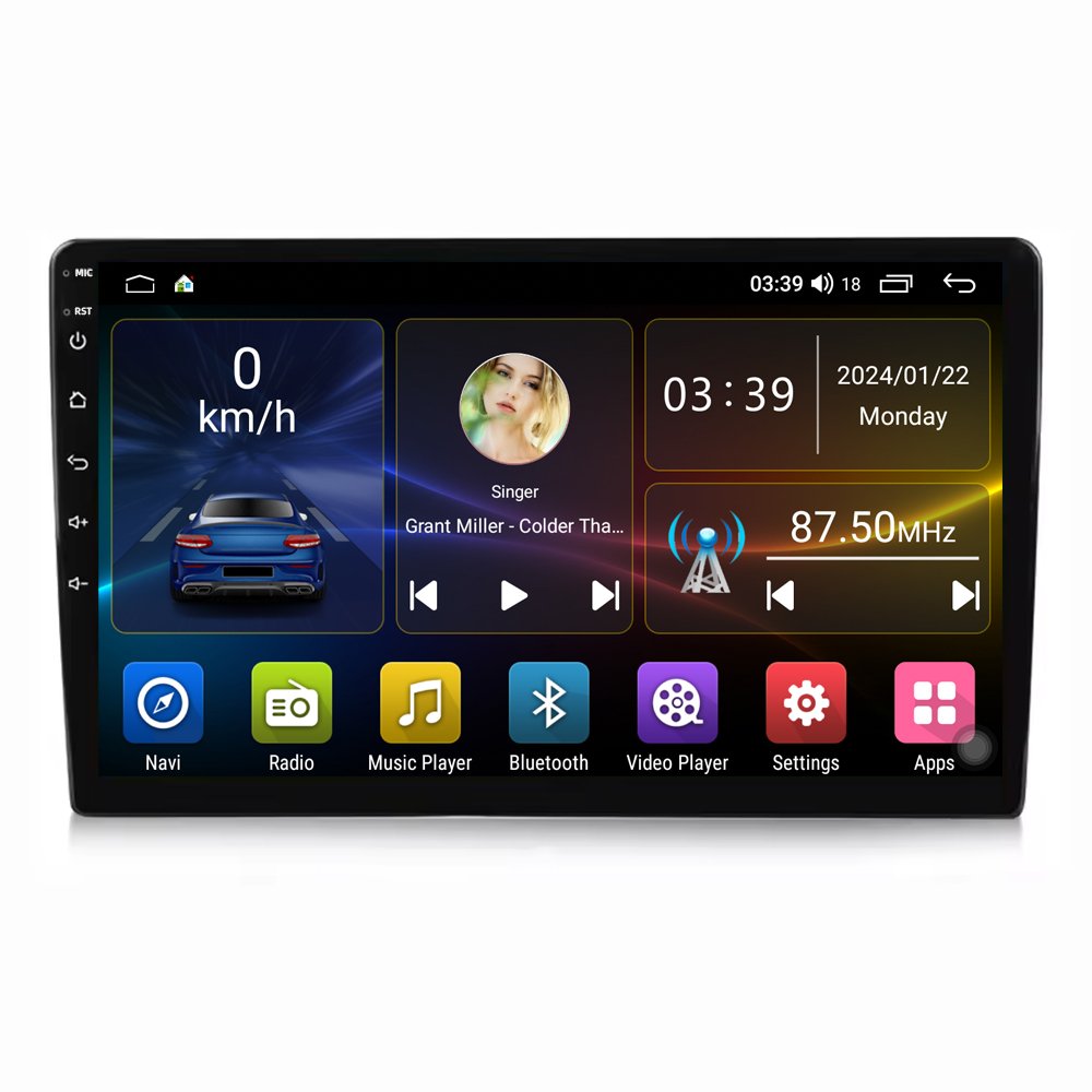 7862s 2K Android Player Auto Stereo Universal 9.5/10.36 Inch Android 12 Car Radio Carplay Autoradio 5G-WIFI6 Headunit