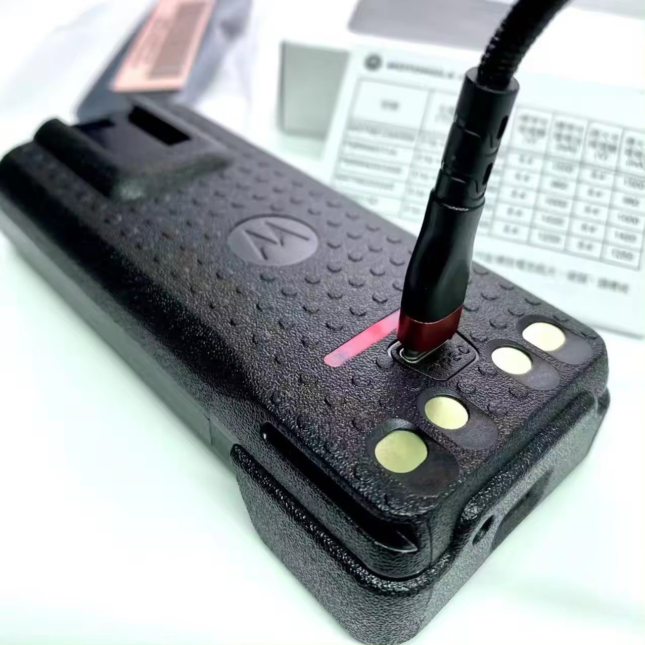 Rechargeable Pmnn4493a PMNN4544A Type-c 3000mah Battery Dp2400e Dp4400e Dp4800e Dp4401e Dp4801e PMNN4409AR Battery Black IPX7 /