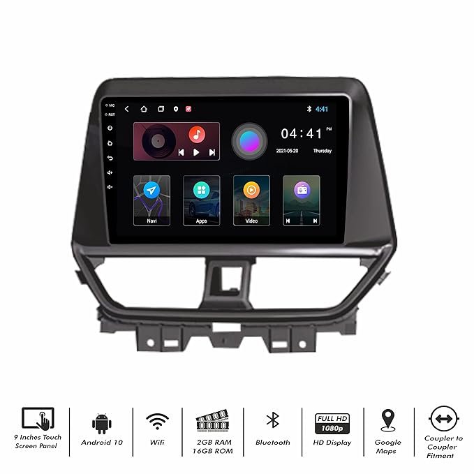 2 Din Android Car Radio System For SUZUKI Baleno 2020 2021 2022 2023 Stereo DVD Multimedia Head Unit GPS Navigation Car player