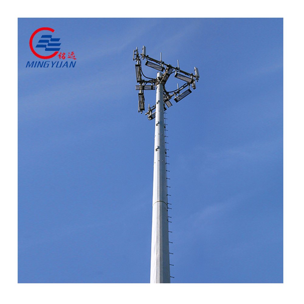 Antenna Steel Telecom Tower Monopole radio Telecom Tower Suppliers