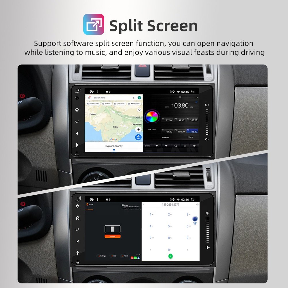 Wholesale Car Radio 7inch Car Mp5 Player Android Big Screen Machine Navigation Driving Recorder HD Player