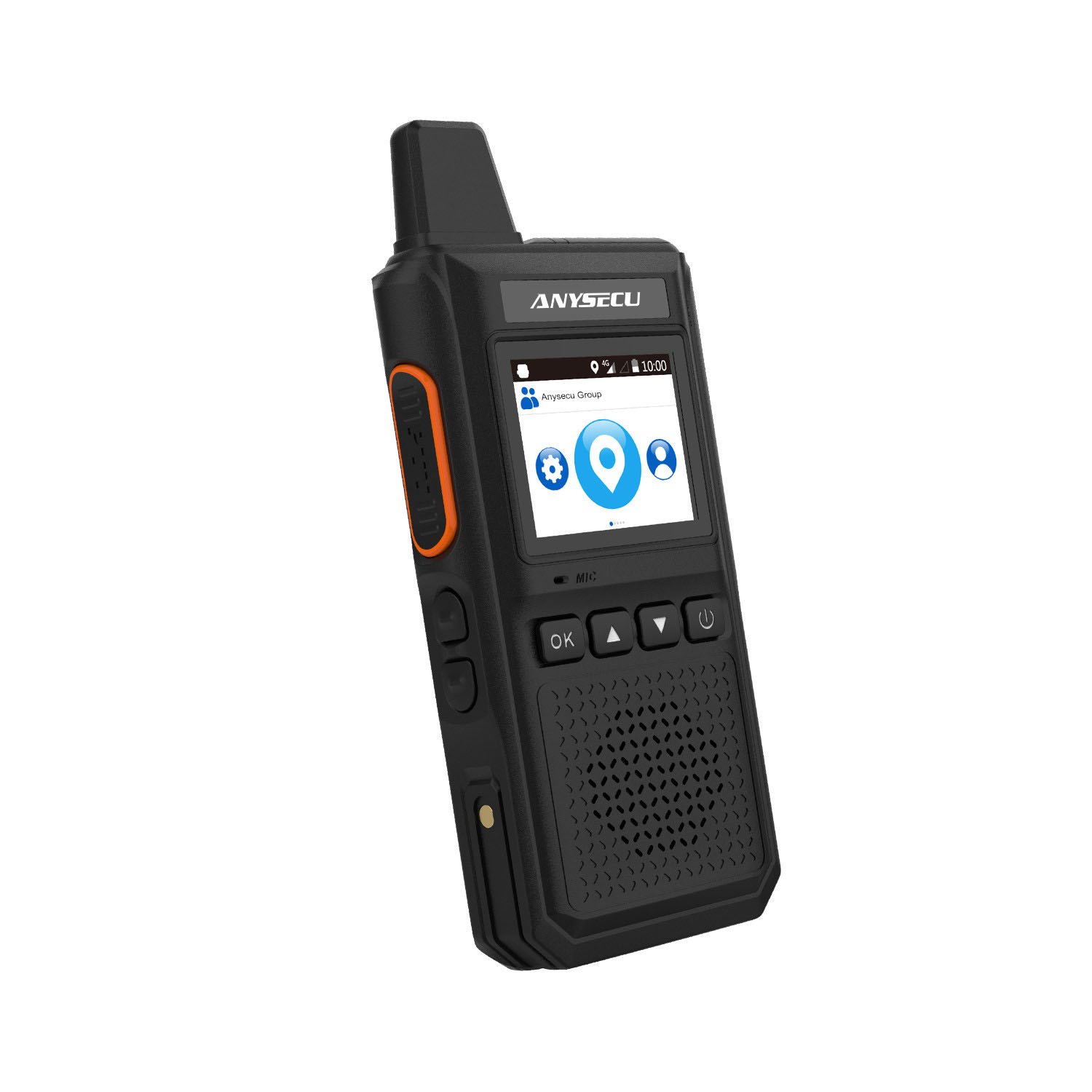 Anysecu 4G Network Radio 710A Unlocked Android 8.1 LTE/WCDMA/GSM POC handheld radio Work with Zello or REAL-PTT walkie talkie