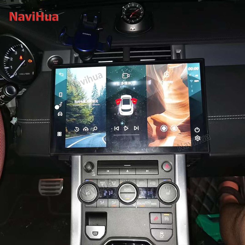 Navihua 13.3 Inch Android 11 Car Stereo DVD Multimedia Player GPS Navigation Car Radio for Rang Rover Evoque 2013-2017
