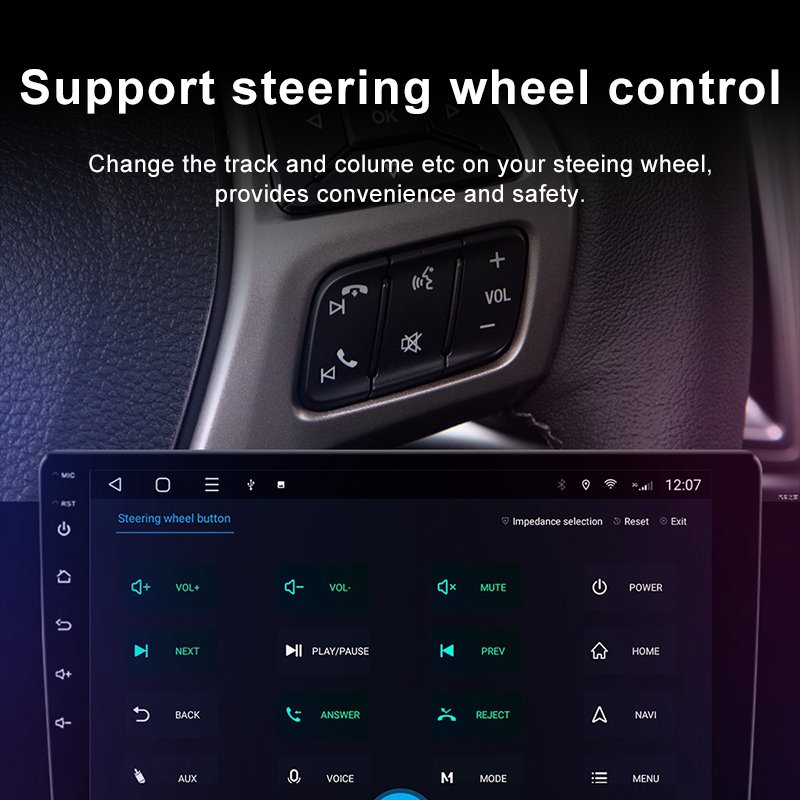 Android 14 TS10 7862S TS18 Car Screen For Head Unit 9/10inch 2DIN Universal Car Radio Carplay Auto Android Car stereo