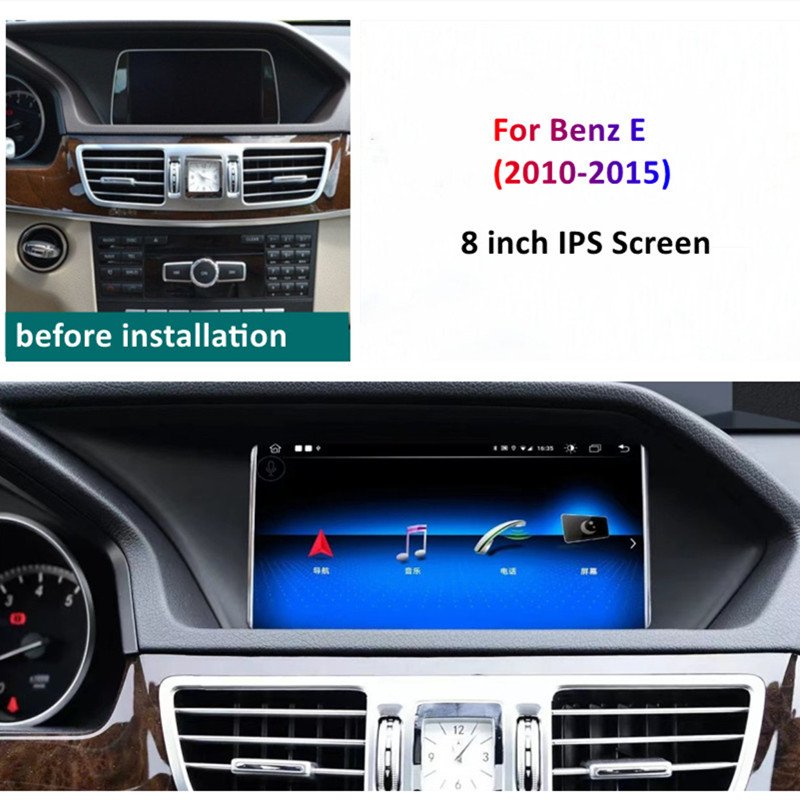 Android Car Radio DVD Multimedia Player for Mercedes Benz E Class W207 W212 2010-2015 Bluetooth Wireless Carplay GPS Navigator