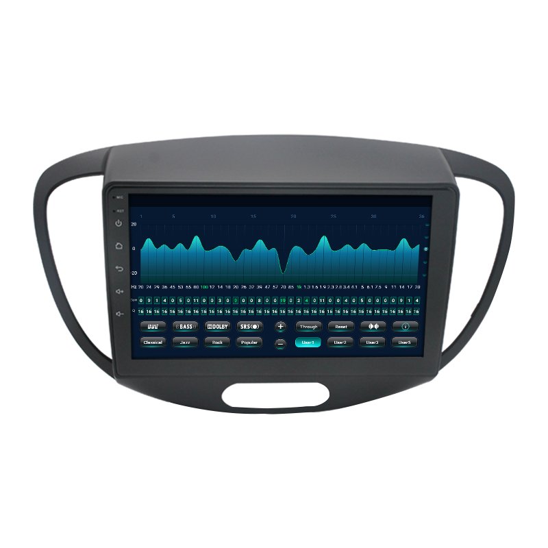 4G +64G QLED 4G LTE Carplay Android 10 Car Radio For Hyundai i10 2007-2013 Navigation RDS 4G WIFI Audio GPS navigation